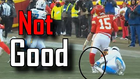 The Play Patrick Mahomes got Injured on | Kansas City Chiefs Vs Los Angeles Chargers