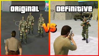 Army Camp Comparison - GTA Vice City Original Vs Definitive Edition