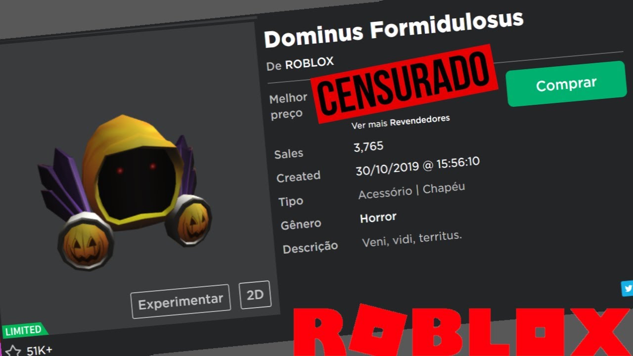 Vou Comprar Um Dominus Roblox Youtube - como comprar robux com seguranca dinheiro do roblox youtube