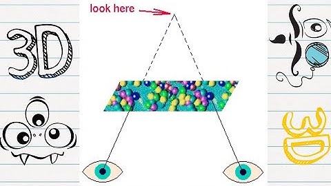3D Stereograms - Magic Eye Test - Presbyopia effect - Pause the video of u don