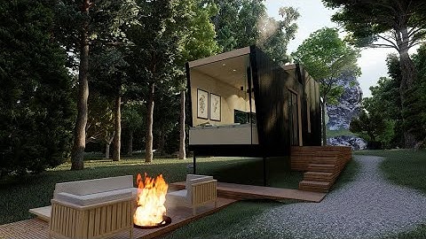 Realistic Cinematic Architectural  Walkthrough Animation of Container House in forest by (Lumion 11)