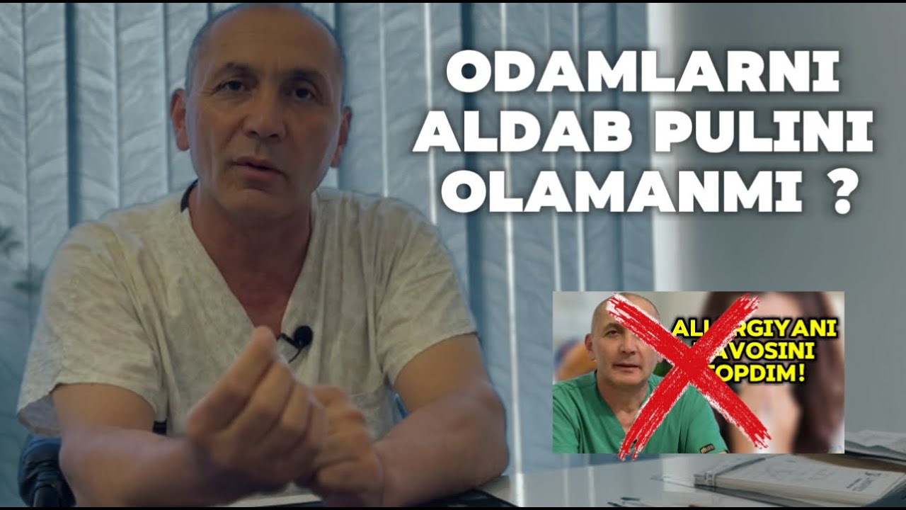 Аллергияни даволайман деб одамларни алдаяпманми ?