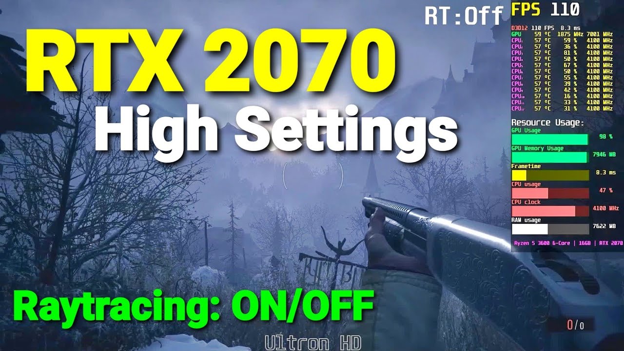 Resident Evil Village Demo | RTX 2070 | High Settings | Raytracing ON/OFF