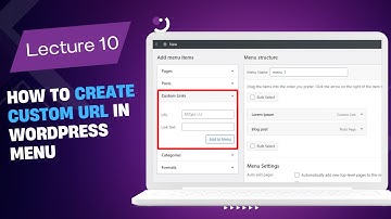 How to Create a Custom Link in WordPress Menu | Custom URL to WordPress menu #techbooster #wordpress