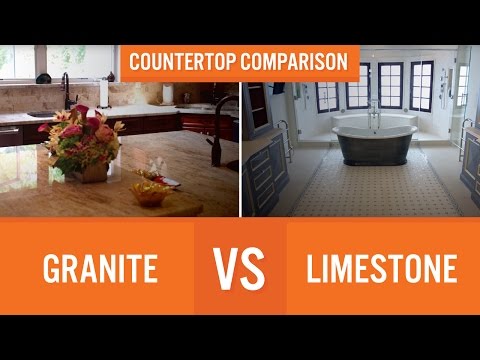 Granite Vs Limestone Countertop Comparison Youtube