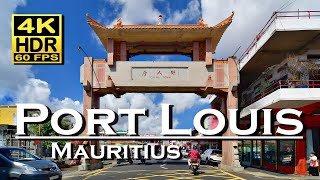 Port Louis , Mauritius in 4K 60fps HDR ( UHD ) Dolby Atmos 💖 The best places 👀 walking tour