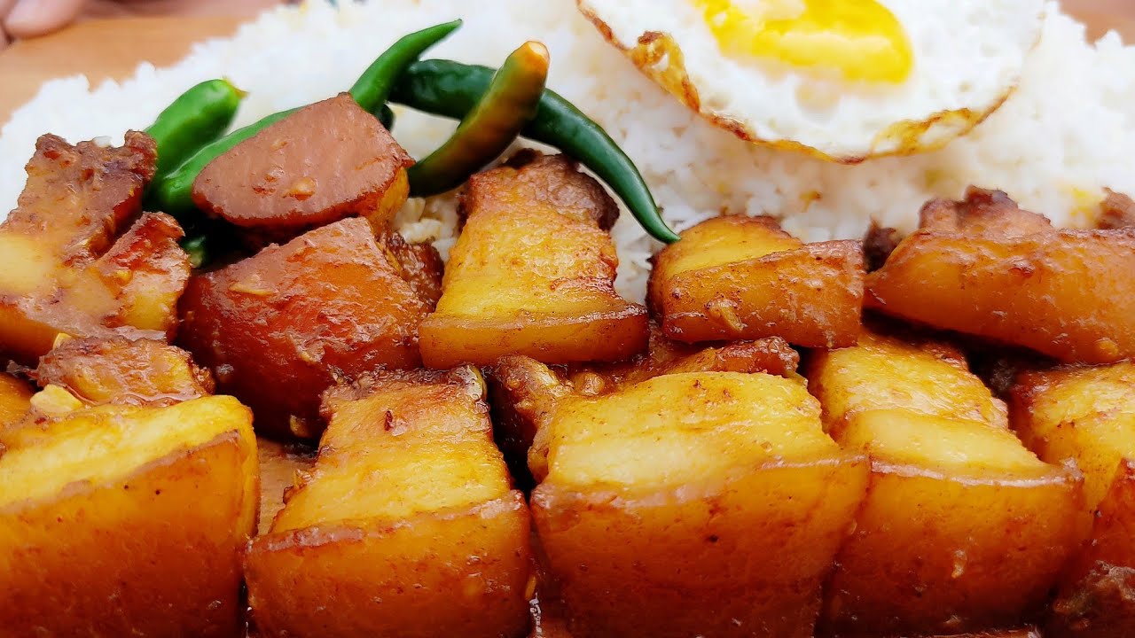 Eating Pork Belly Pork Belly Eating Mukbang. YouTube