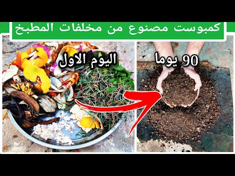 من المطبخ إلى الحديقة سر تحويل مخلفات المطبخ إلى سماد عضوي مدهش كمبوست بيتموس