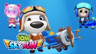 El Gato TOM PILOTO DE AVIÓN RESCATA A ÁNGELA ¡ Nuevo Capitulo!, My  Talking Tom Sky Run screenshot 3