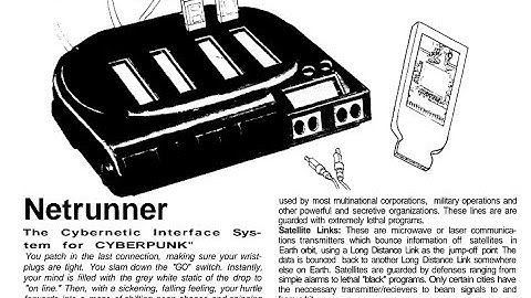 Some origins on the Netrunner CCG