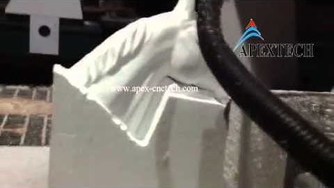 Jinan apextech cnc with 4 axis cnc router on carving the horse head