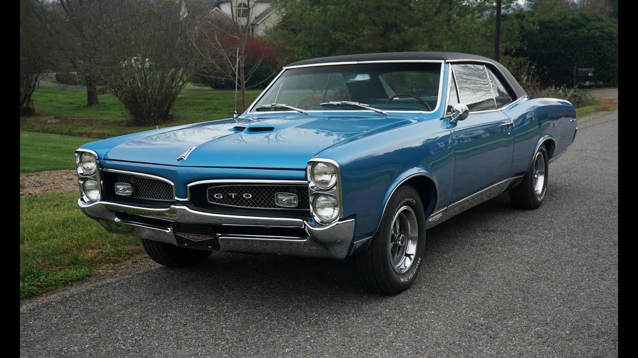 1967 Pontiac GTO 4 speed. Walk around review. - YouTube
