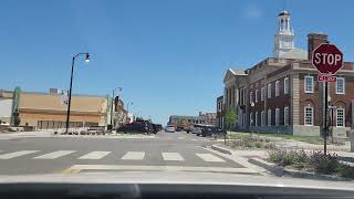Ride Along Independence Mo, Downtown.  A Drive by Harry Truman's Home
