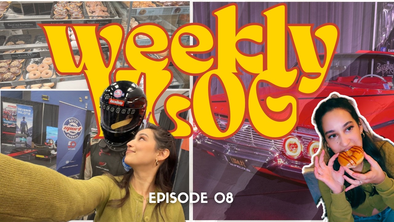 جربت سيارة فورمولا 1!! 😱🏎️ | معرض السيارات في Montréal + أول مرة ندوق دونات🍩