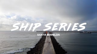Saída do Navio Santa Mafalda de Aveiro, Portugal | 4K Drone Aerial Footage