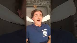 Hooked on a Feeling! 🔥 Firefighter Girl 🔥 Receives 1st Ring Dinger ®️! #shorts #chiropractic