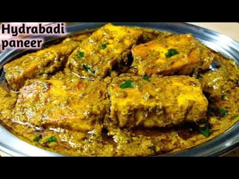 Hyderabadi Paneer Masala recipe. Try making it this way when you buy paneer.