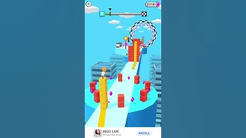 Cube Surfer level 5 Walkthrough Solution #cubesurfer #level5 #shorts #like