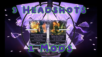 Unveil Mod - Warframe - Get 3 Headshots In A Single Aim Glide.