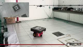 Relative Pose-Based Control of a UAV for Tracking a Moving Ground Robot