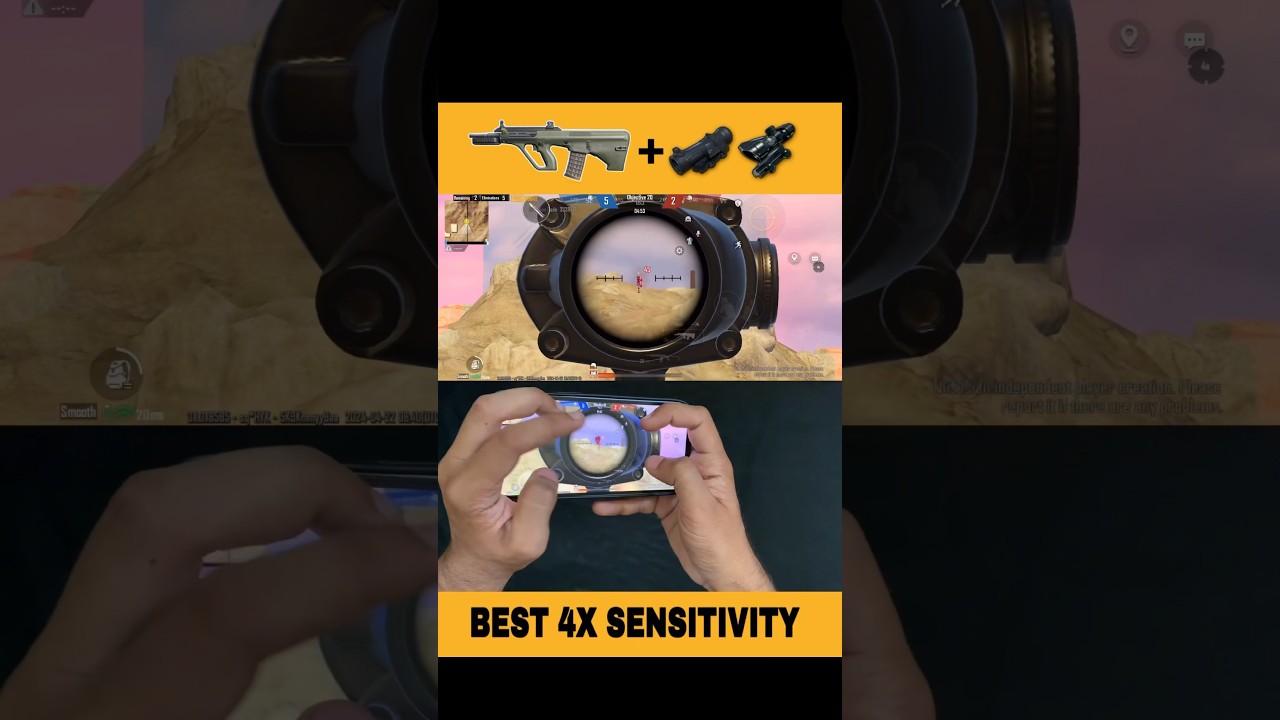 🔥Best 4x 6x sensitivity 
