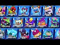 All 594 skins in brawl stars  godzilla cyberbrawl