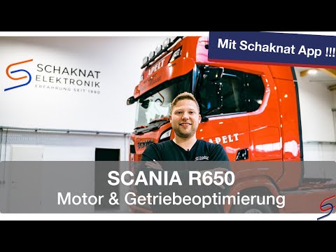 SCANIA R650 - Motor & Getriebeoptimierung mit der Schaknat App!