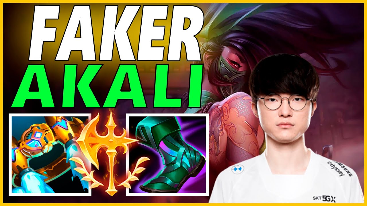 ⚡FAKER AKALI MID GAMEPLAY⚡SEASON 12 LEAGUE OF LEGENDS - YouTube