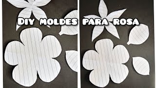 Molde para rosa.