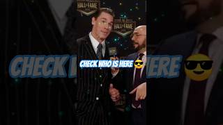 Wwe superstars and their spouse at #wwehof