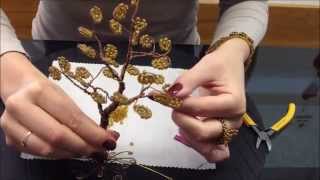 ОСЕННЕЕ ДЕРЕВО ИЗ БИСЕРА И ПРОВОЛОКИ. Очень легко! TUTORIAL: Beaded tree. Very easy. DIY ОСЕННЕЕ ДЕРЕВО ИЗ БИСЕРА И ПРОВОЛОКИ. Очень легко! TUTORIAL: Beaded tree. Very easy. DIY