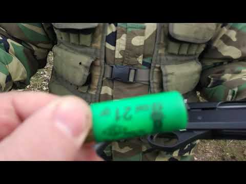 Stoeger M3500 და sterlingis ვაზნები 24g და 21g