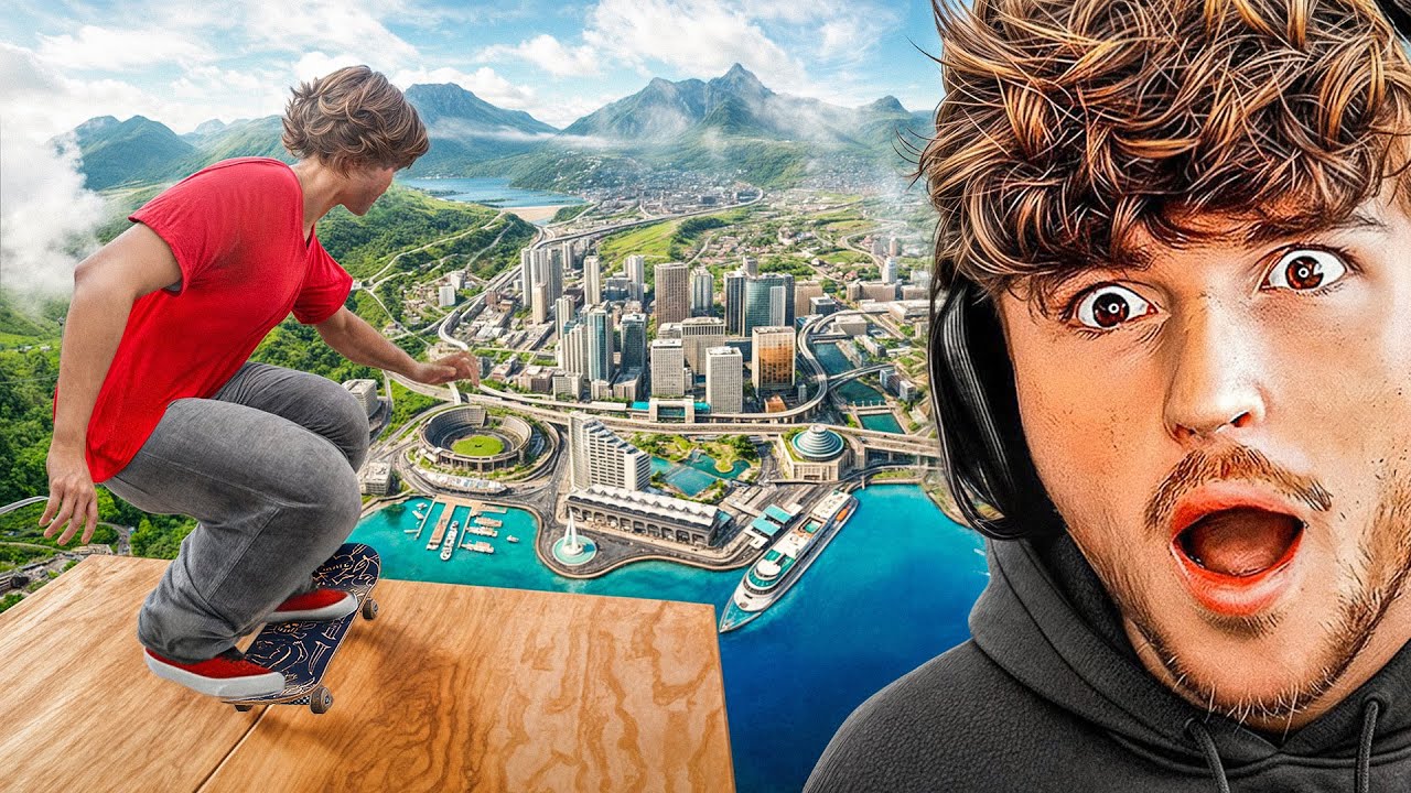 Jumping The ENTIRE MAP In Skate..