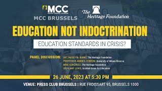 Education not indoctrination: education standards in crisis