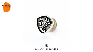 ライオンハート LION HEART シールド g.n.p ピアス シルバー925 メンズ ブランド