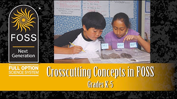 Crosscutting Concepts in FOSS - Grades K-5