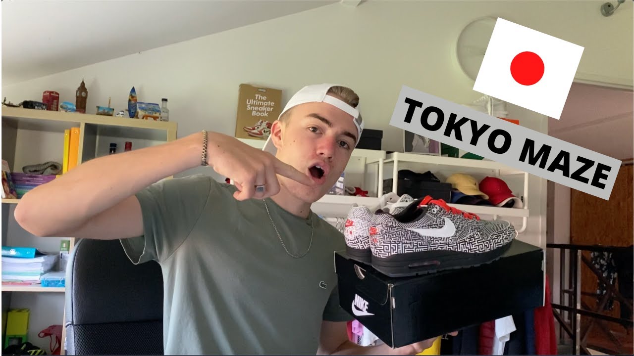 UNBOXING AIR MAX 1 "Tokyo Maze" (FR) + Custom
