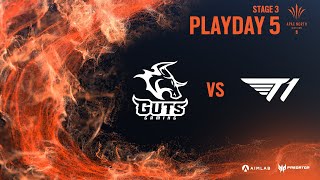 GUTS GAMING vs T1 \/\/ Rainbow Six APAC League 2021 - North Division Stage 3 - Playday #5