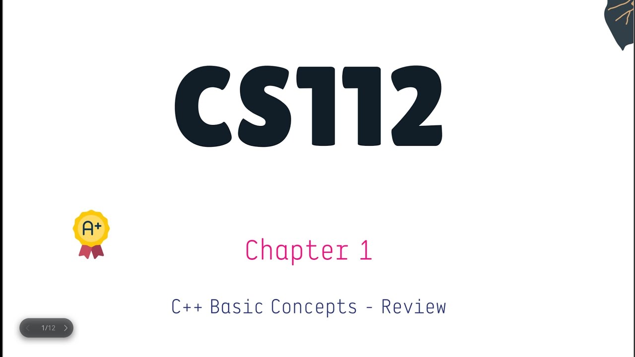 LECTURE 01 CS 112 (Part 02) | KCST