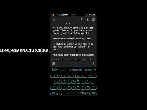 Deface poc wp ghost