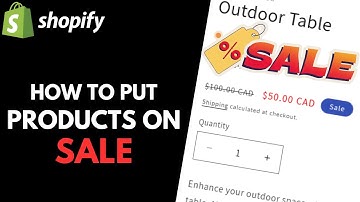 Shopify: How to Put Products on Sale (2025 Update) // Simple & Multiple Variant Products