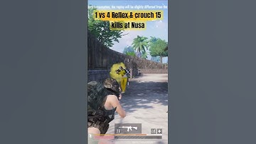 15 kills at Nusa map reflex or what easy squad wipe out 😌 #2023 #newshorts #bgmi