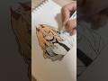 Drawing Power with color. #art #fanart #anime #chainsawmanart #sketch