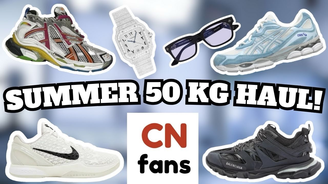 MASSIVE 50KG SUMMER CNFANS HAUL🏝️☀️|BEST PANDABUY ALTERNATIVE 🔥