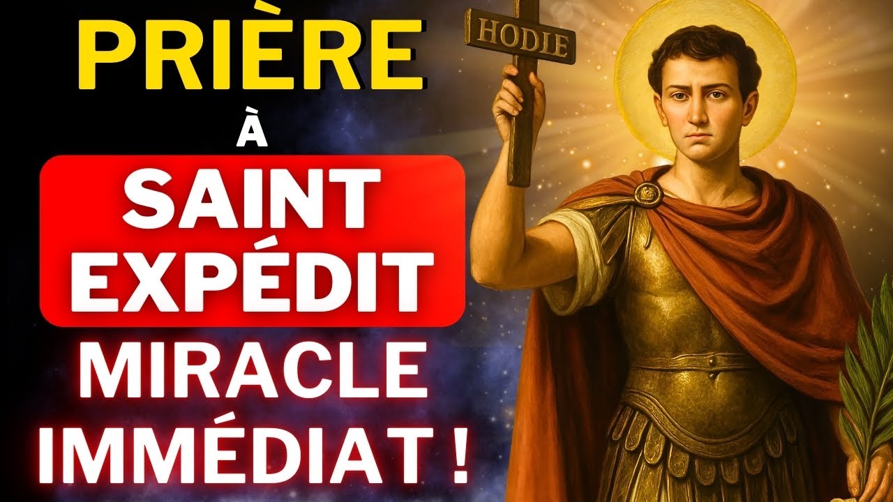 PRIÈRE à SAINT EXPÉDIT- POUR DES CAUSES DIFFICILES ET URGENTES - DÉBLOQUER TOUTE SITUATION