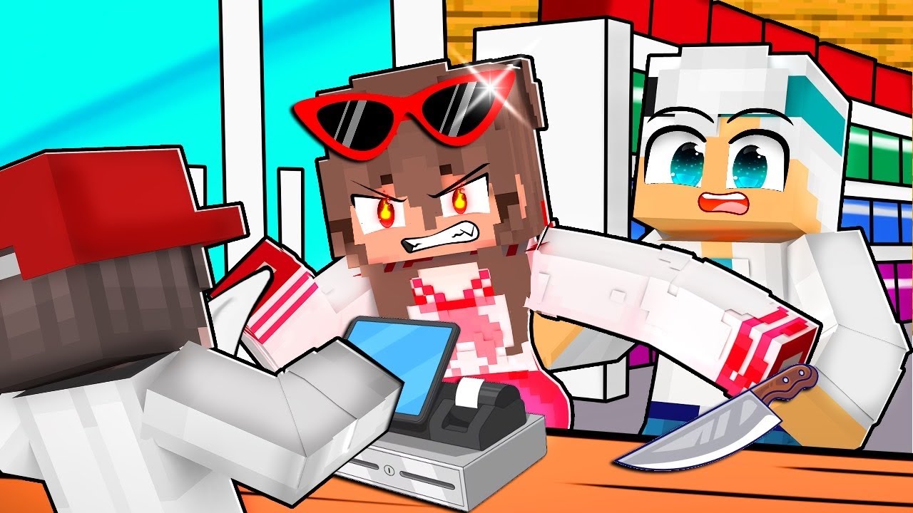 A VIDA com a NAMORADA YANDERE MALUCA no Minecraft