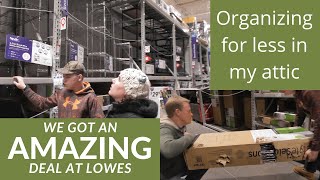Organizing for LESS How we got what we wanted for a discount at LOWES