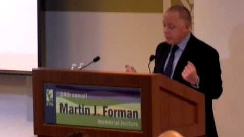 24th Annual Martin J. Forman Memorial Lecture - Michael Anderson