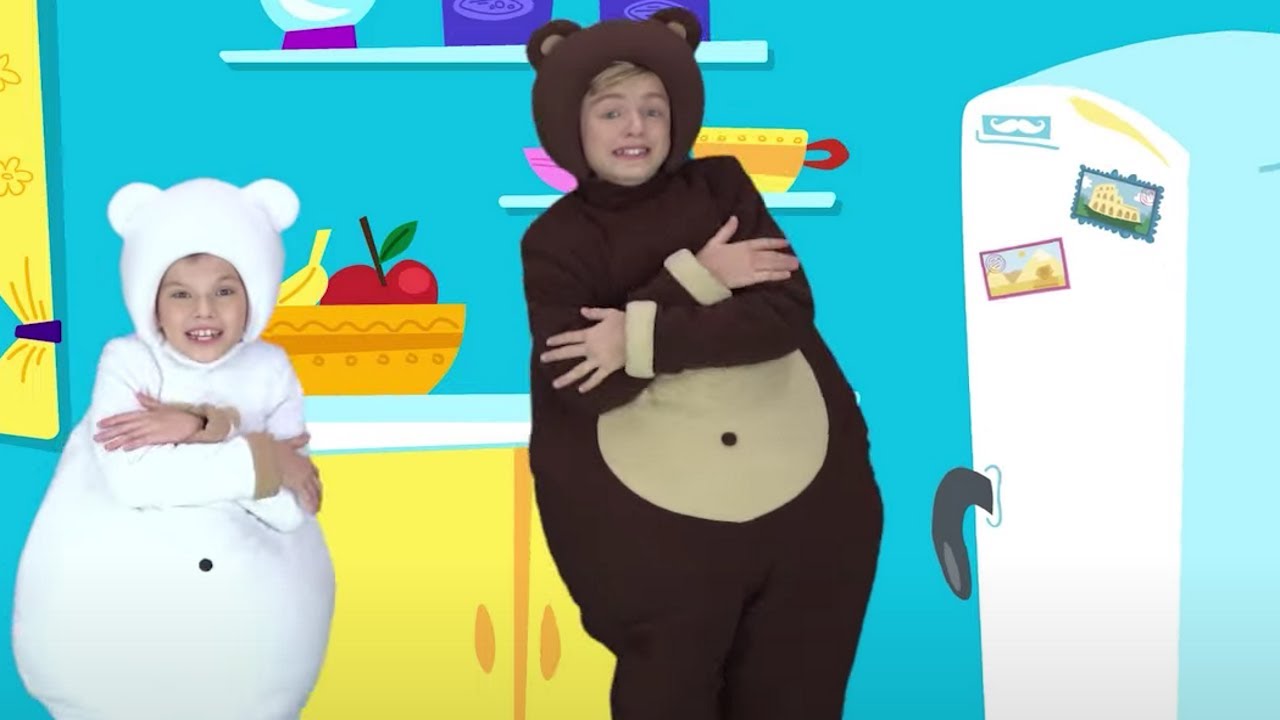 ⁣Три Медведя - ЧУХ ЧУХ и Холодильник  - Песенки для детей Мишки