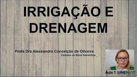 O que se faz no curso de irrigação e Drenagem?